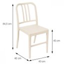 Ver imagem 4 de Cadeira Plástica sem Braço 1138 Pp 