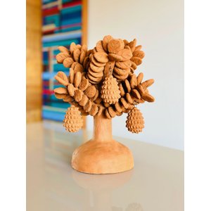 Escultura Jaqueira em Cerâmica - Sil Capela. Artesanal
