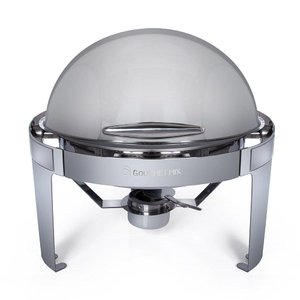 Rechaud Redondo Aço Inox Premium Basculante Gourmet Mix