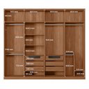 Ver imagem 6 de Guarda Roupa Casal Grande 8 Portas Ele Ela 100 Mdf Santos Andira