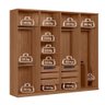 Guarda Roupa Casal Grande 8 Portas Ele Ela 100 Mdf Santos Andira - 3