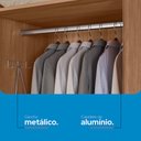 Ver imagem 2 de Guarda Roupa Casal Grande 8 Portas Ele Ela 100 Mdf Santos Andira