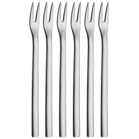 Conjunto de 6 Garfos para Aperitivo em Inox Nova Wmf