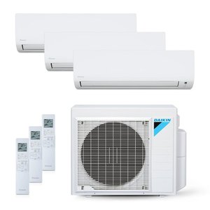 Ar-condicionado Multi Split Inverter 24000 Btus Daikin Quente e Frio (3 Evap. Hw 9000) 220v