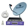Kit Antena Parabolica Century 60cm Banda Ku 5g Midiabox B5 - 1