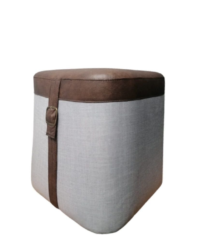 Puff Bag Linho Bege - 1