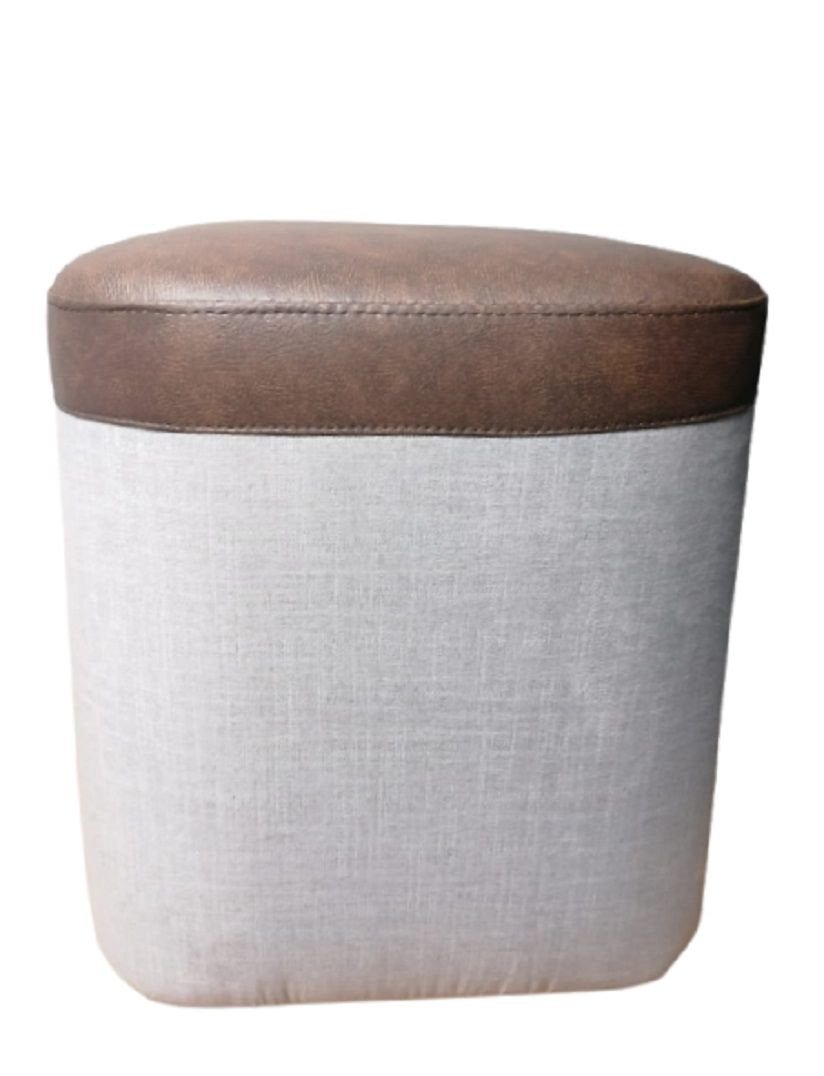 Puff Bag Linho Bege - 2