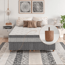 Ver imagem 2 de Kit 6 Pés para Cama de Madeira Baixo 5cm Cor Mel para Box Solteiro Casal Queen King