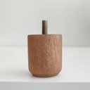 Ver imagem 5 de Kit 6 Pés para Cama de Madeira Baixo 5cm Cor Mel para Box Solteiro Casal Queen King