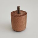 Ver imagem 6 de Kit 6 Pés para Cama de Madeira Baixo 5cm Cor Mel para Box Solteiro Casal Queen King