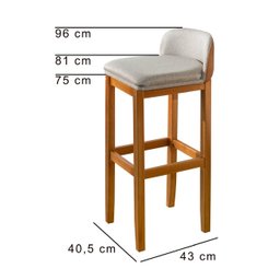 Kit 3 Banquinho Cozinha Sala Jantar Banqueta Ilha Balcão Barzinho Area Gourmet Decoração Luxo Retro - 4