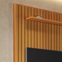 Ver imagem 7 de Painel Ripado para TV até 75 Polegadas 100% MDF 228,6CMX240CM Arbo