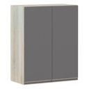 Ver imagem 2 de Armário Para Cozinha 60cm 2 Portas Legno Crema C/Cinza
