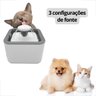 Fonte Água Gato Cães Pet Filtro 2,5l Usb - Branca - 7