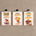 Ver imagem 4 de Kit 3 Quadro Decorativo Sorvete para Sorveteria Moderno Luxo Qualidade Premium 28x20cm