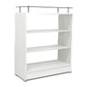 Balcão Vitrine com Vidro Branco 100x87x38cm - Deep - 1