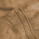 Ver imagem 2 de Puff Redondo 80x20 em Suede Cappuccino com Enchimento