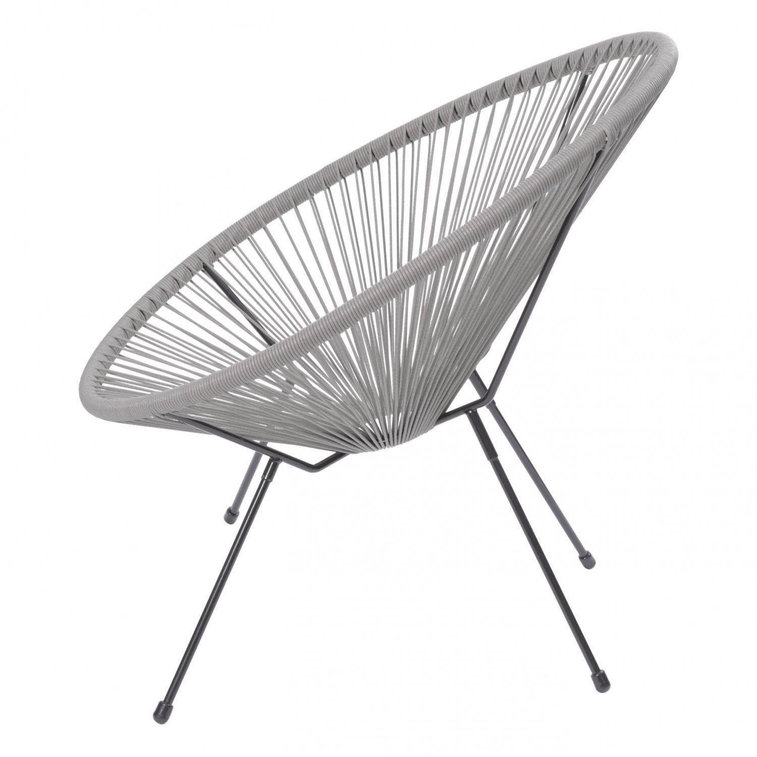 Cadeira Acapulco em Aço e Cordas de PVC 1160 Or Design - 4