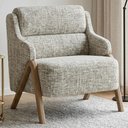 Ver imagem 2 de Poltrona Decorativa Madri Pes Madeira Boucle Tce 1018 Moll
