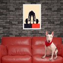 Ver imagem 1 de Quadro Decorativo Academia Levantador de Peso 45x34cm - com Vidro:moldura Preta