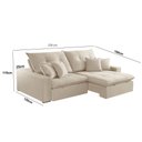 Ver imagem 3 de Sofá Império Retrátil e Reclinável 230 Cm Braço 25 Cm Meu Sofá Online