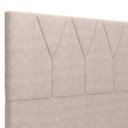 Ver imagem 6 de Cabeceira Cama Box Casal Queen 160cm Aura Suede W01 Bege Mpozenato