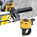 Ver imagem 4 de Campainha Vintage Bicicleta Aço Resistente Cromado Adulto Infantil Barulho Aviso Dourado