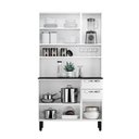 Ver imagem 3 de Kit Cozinha Compacta em Aço Itatiaia Pratika 105cm Branco e Preto