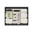 Ver imagem 2 de Guarda Roupa Casal 6 Portas e 6 Gavetas C/ Espelho Argos Off White - Europa