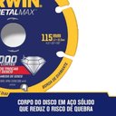 Ver imagem 2 de Disco Corte Diamantado Metalmax - 115 X 22.2mm - Irwin