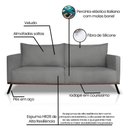 Ver imagem 7 de Sofá Zefir 2 Lugares 1,60 Veludo - Lucadi Home