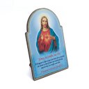 Ver imagem 1 de Quadro Adorno de Mesa Sagrado Coração de Jesus em Mdf