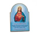 Ver imagem 2 de Quadro Adorno de Mesa Sagrado Coração de Jesus em Mdf