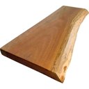 Ver imagem 5 de Bancada Rústica Madeira 80x36x5cm Banheiro Cuba Lavabo Prancha Retrô Envernizada