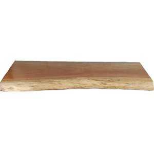 Bancada Rústica Madeira 80x36x5cm Banheiro Cuba Lavabo Prancha Retrô Envernizada