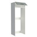 Ver imagem 3 de Porta Geladeira Madesa Agata 1 Porta Basculante Branco Cinza