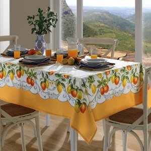Toalha de Mesa Dohler Retangular 8 Lugares Renova Cora