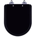 Ver imagem 1 de Tampa de Vaso Sanitário com Amortecedor Carrara Preto Ébano Fosco para Bacia Deca