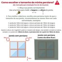 Ver mais imagens de Persiana PVC Trilho Metálico 160LARG X 140ALT - Preta