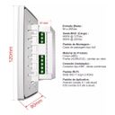 Ver imagem 4 de Controle Inteligente Wi-fi Ventilador de Teto Dometek Branco
