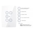 Ver imagem 3 de Controle Inteligente Wi-fi Ventilador de Teto Dometek Branco