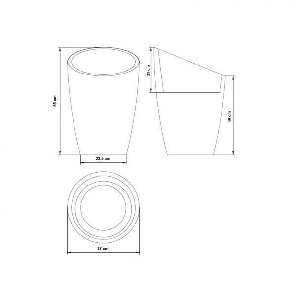 Vaso Uno Moderno Japi - 3