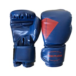 Luva de Boxe Muay Thai Infantil Kids Red Blue Iron Arm - 3