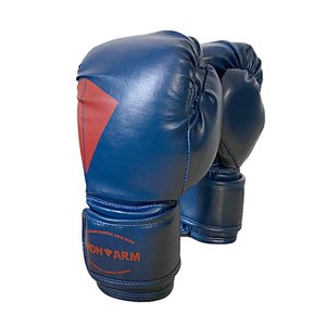 Luva de Boxe Muay Thai Infantil Kids Red Blue Iron Arm