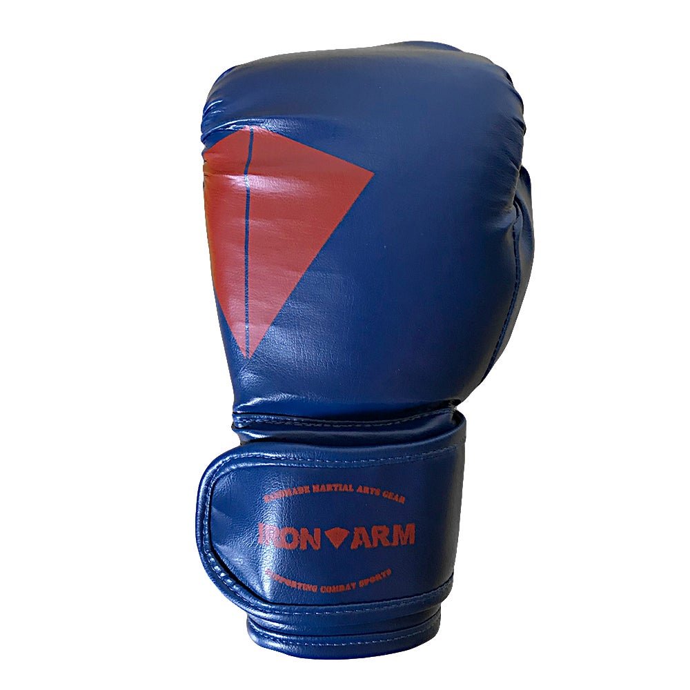 Luva de Boxe Muay Thai Infantil Kids Red Blue Iron Arm - 5