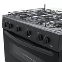 Ver imagem 3 de FOGAO 5 BOCAS VENAX PICASSO GIII PRETO FOSCO GAS GLP