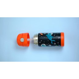 Garrafinha Térmica Infantil Thermos 355ml Tubarão no Espaço - 7