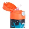 Garrafinha Térmica Infantil Thermos 355ml Tubarão no Espaço - 3