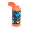 Garrafinha Térmica Infantil Thermos 355ml Tubarão no Espaço - 9