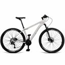 Ver imagem 1 de Bicicleta Aro 29 Cripto 21 Marchas Freios Disco C- Suspensão - Branco-prata - 19" Branco-prata